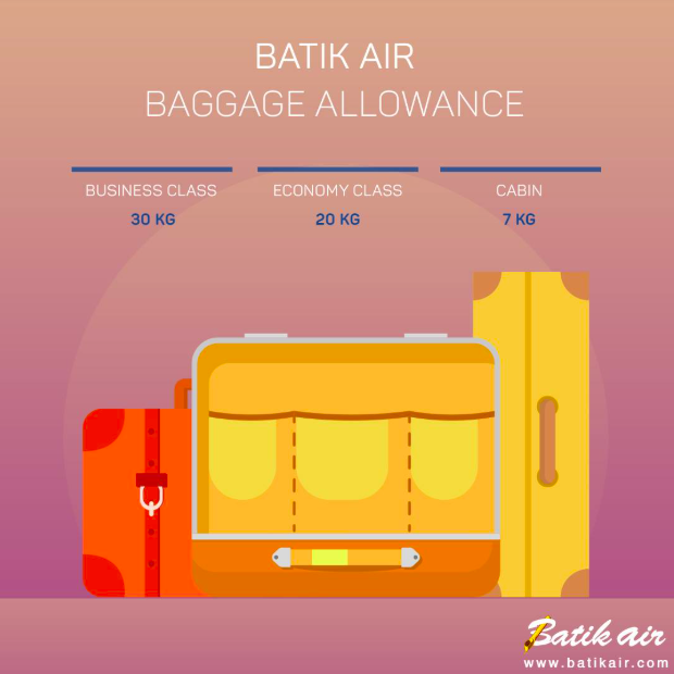 バティックエアマレーシア(batikair malaysia)の受託手荷物・預け荷物