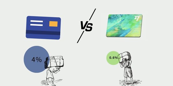 Wiseデビットカードとクレジットカードの比較